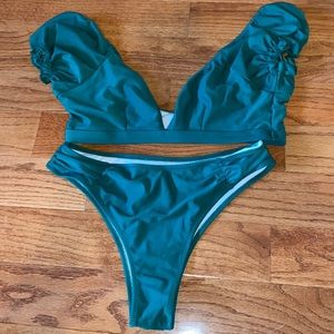 Green bikini